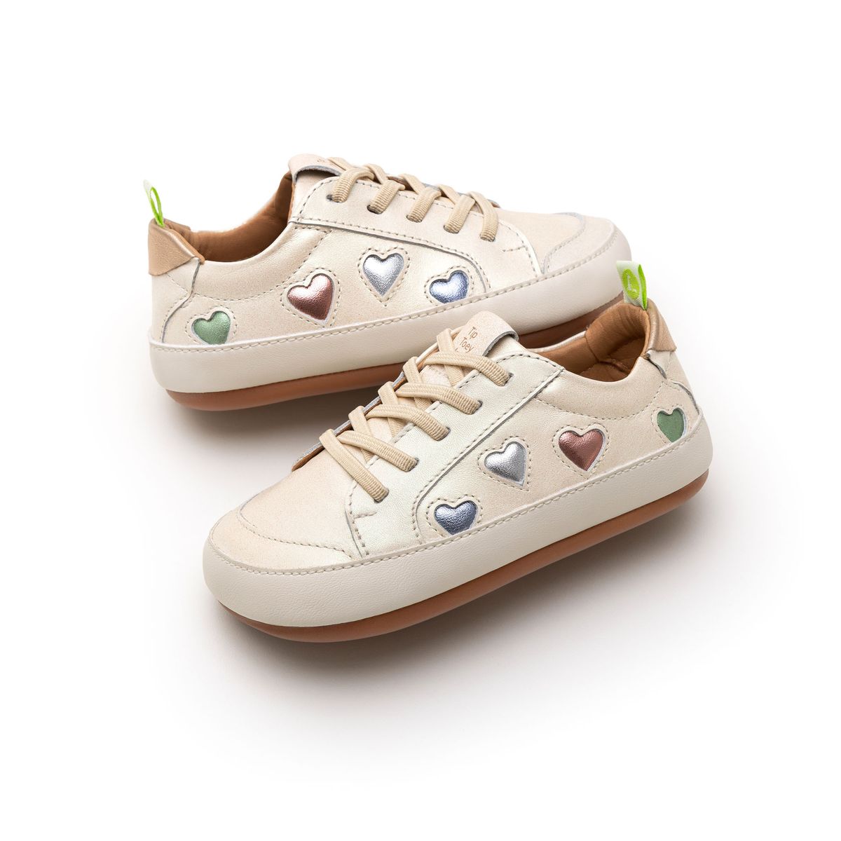 Toddler Sneakers Love 4 All - White Dream/ Sterling Silver/ Rose Gold
